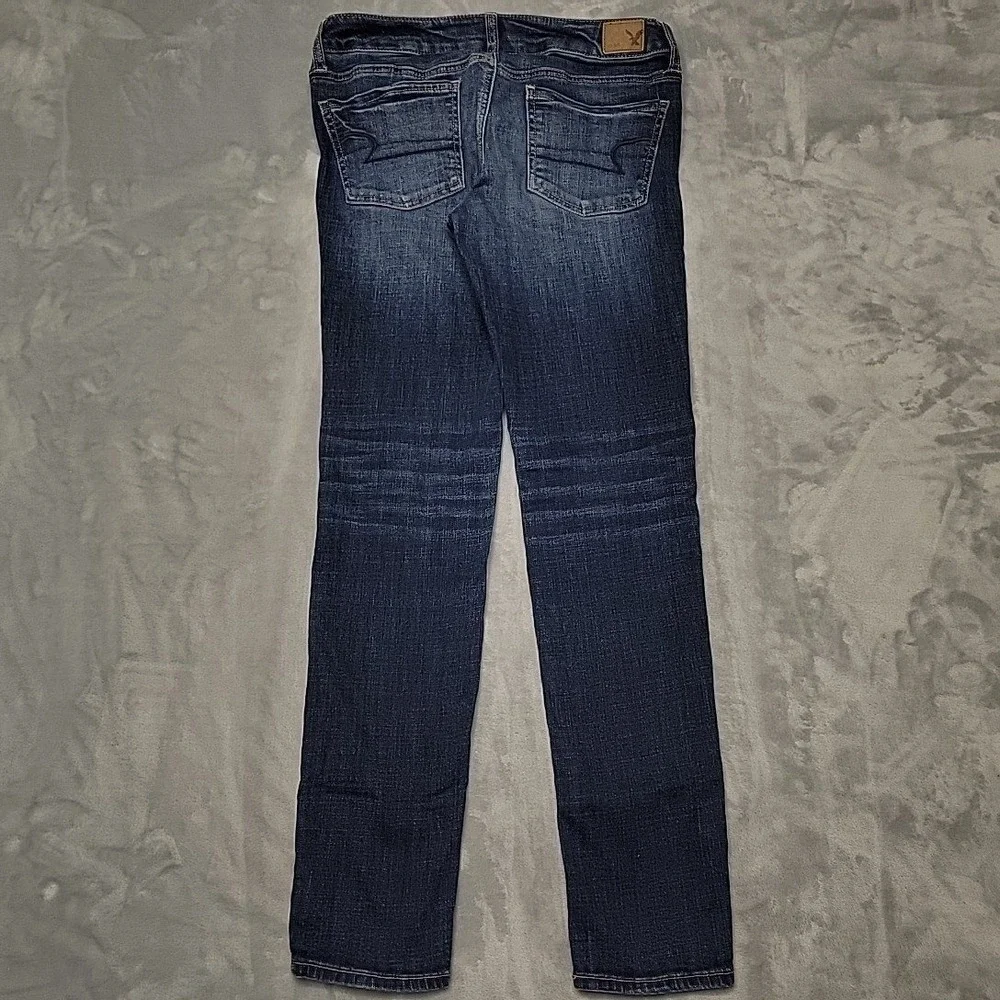 American Eagle Jeans Womens 6 Blue Jegging Super Stretch Slim Fit Casual Denim